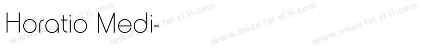 Horatio Medi字体转换